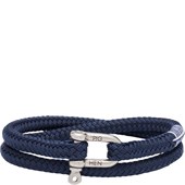 Pig & Hen - Rope Bracelets - Marinblå | silver Salty Steve